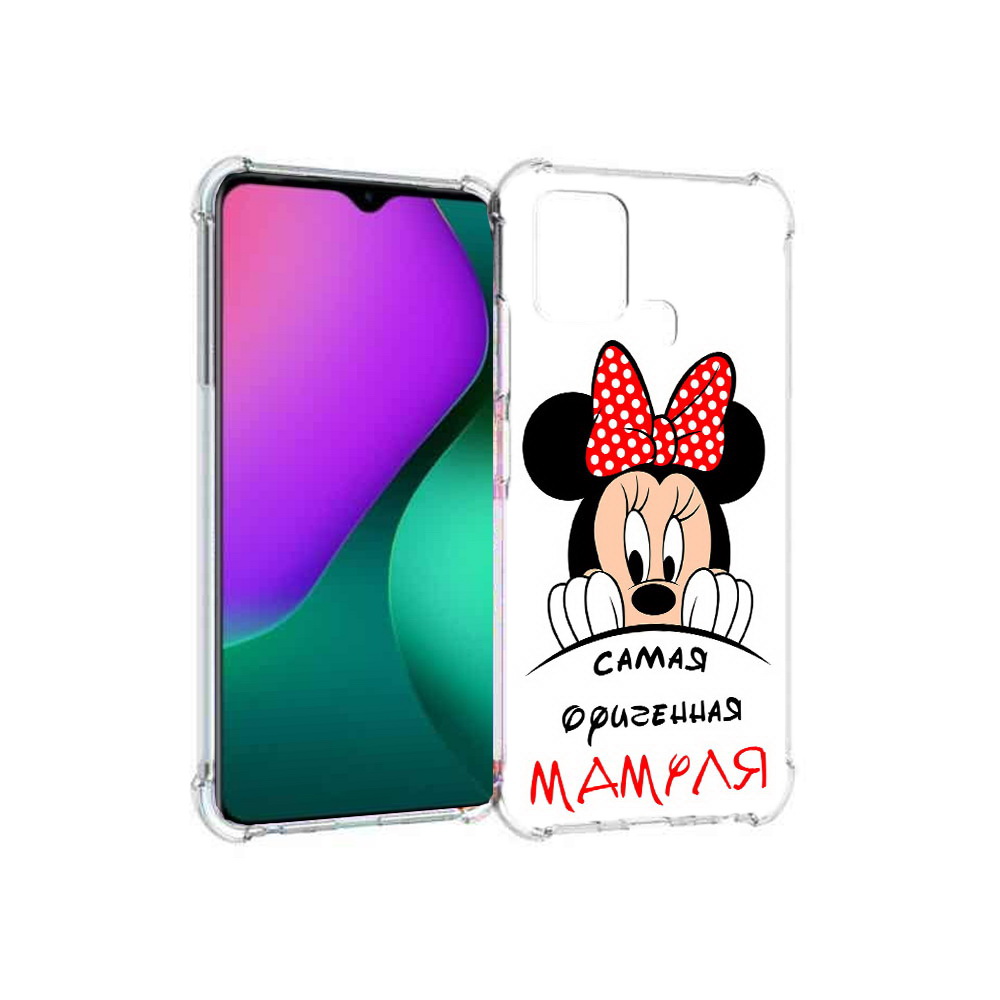 

Чехол MyPads Tocco для Infinix Hot 10 Play Самая лучшая мамуля Мини Маус, Прозрачный, Tocco