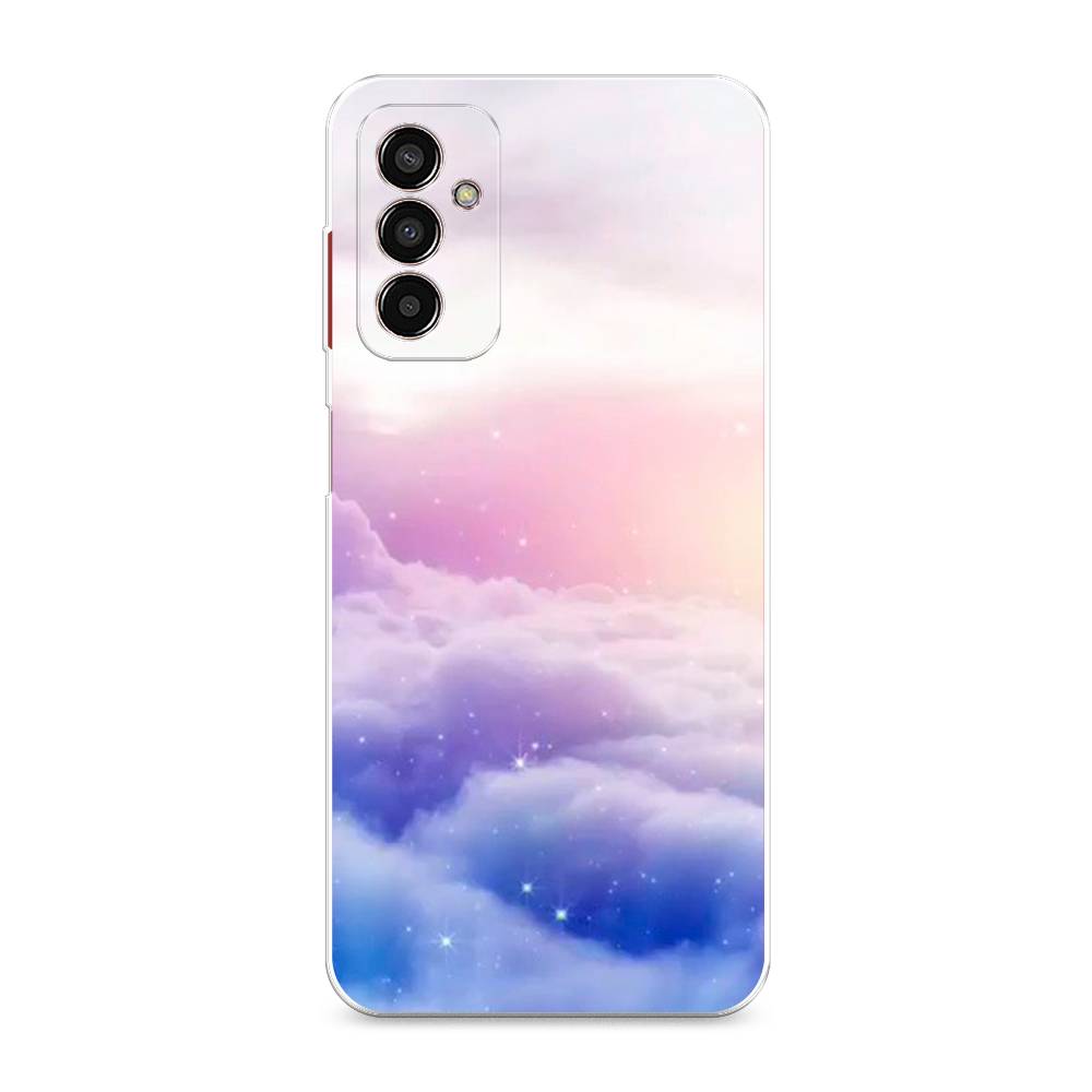 

Чехол на Samsung Galaxy M13 "Небеса", Голубой;белый;розовый, 2106850-2