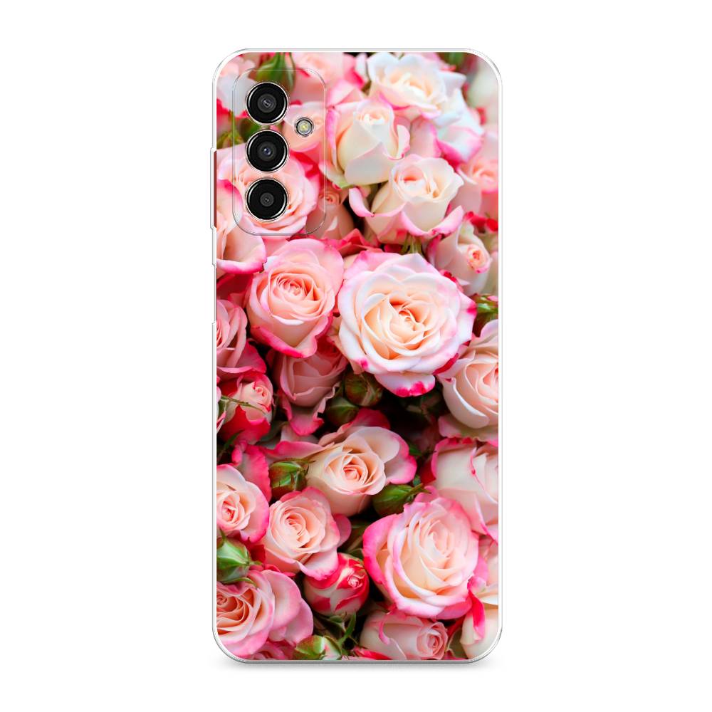

Чехол на Samsung Galaxy M13 "Много роз", Розовый, 2106850-2