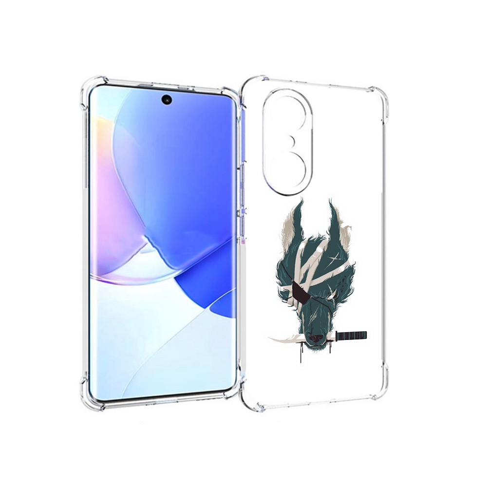 

Чехол MyPads Tocco для Honor 60 Pro волк-разбойник, Прозрачный, Tocco