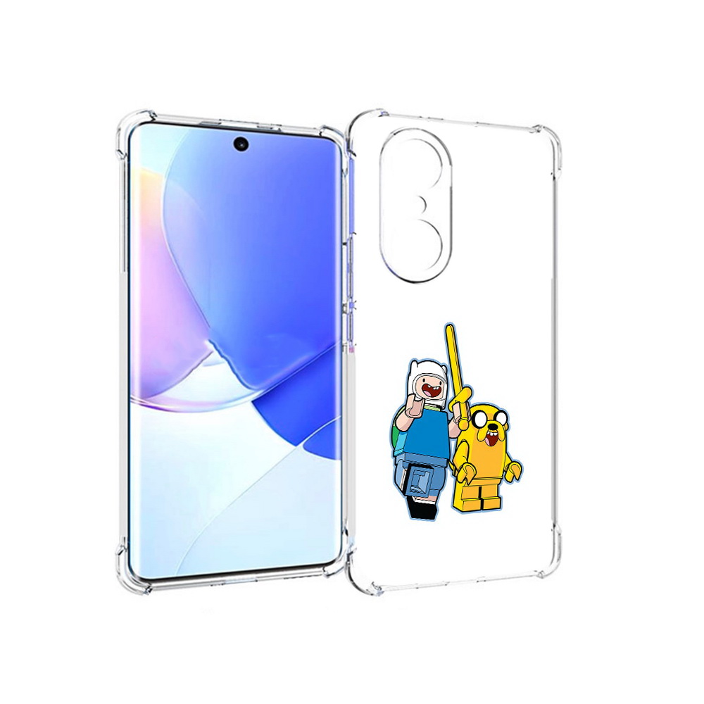 

Чехол MyPads Tocco для Honor 60 Pro время приключений лего, Прозрачный, Tocco