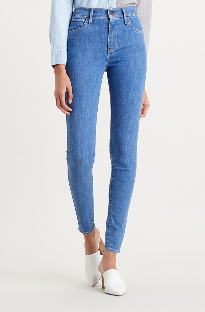 Джинсы женские Levi's 720 High Rise Super Skinny Jeans синие 40-42