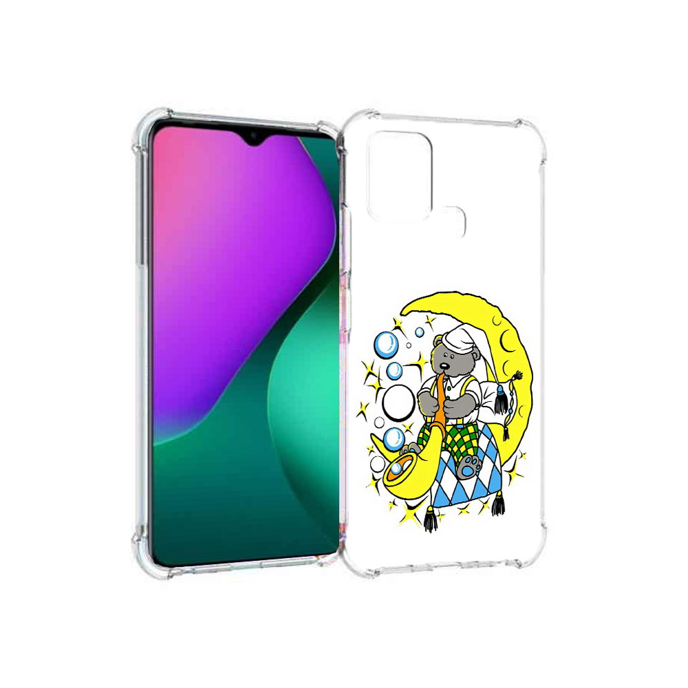 

Чехол MyPads Tocco для Infinix Hot 10 Play Сырная луна, Прозрачный, Tocco