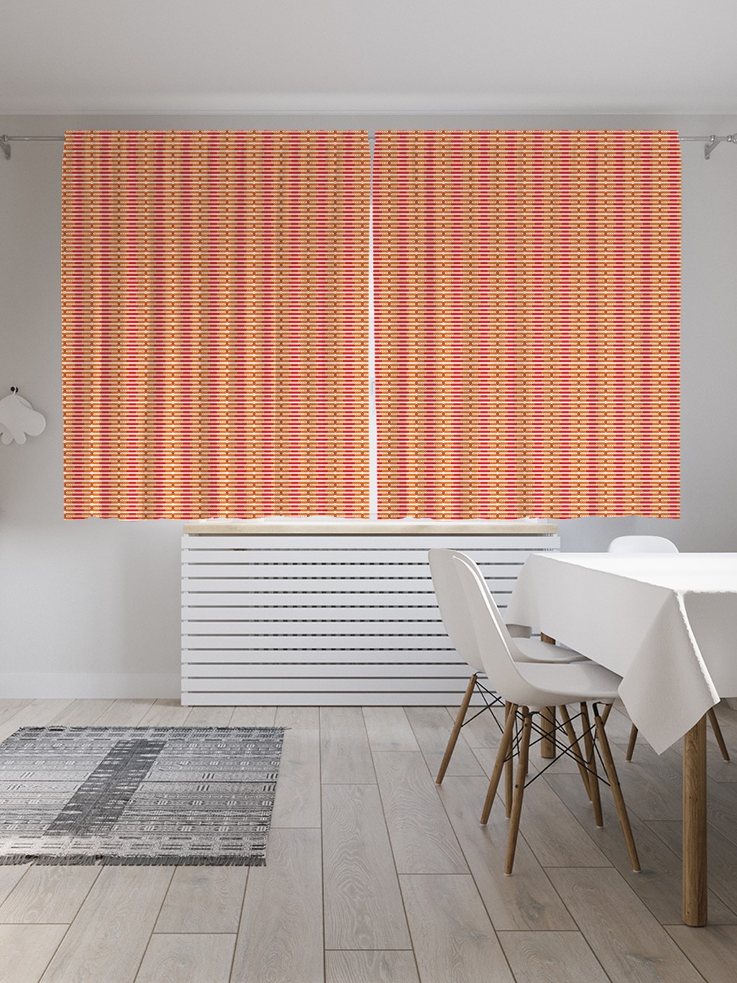 

Шторы с фотопечатью JoyArty "Двухцветный необычный мотив" из сатена, 290х180 см, Двухцветный необычный мотив