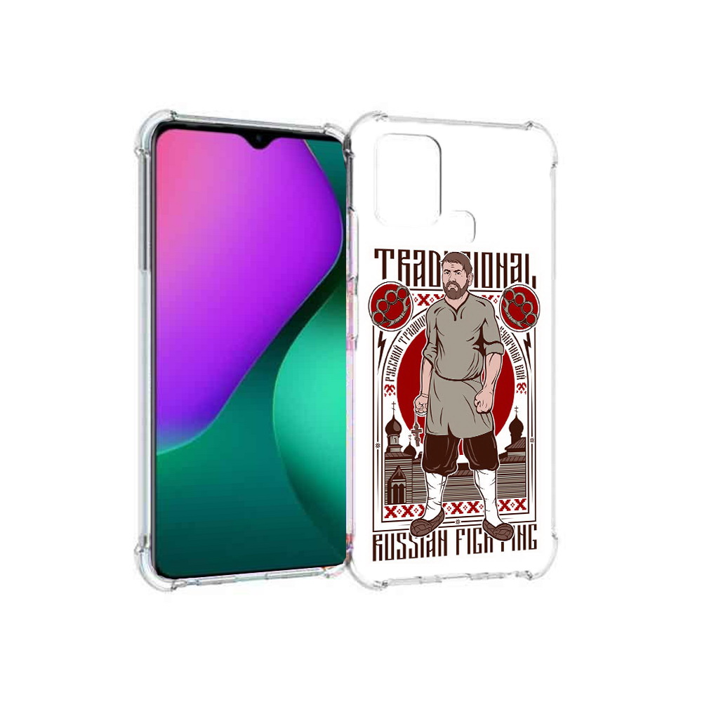 

Чехол MyPads Tocco для Infinix Hot 10 Play Традициональный мужчина, Прозрачный, Tocco