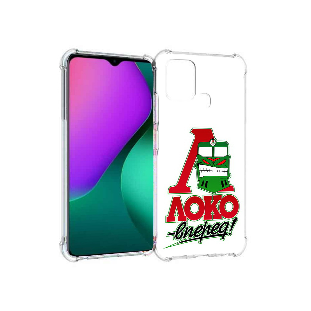 

Чехол MyPads Tocco для Infinix Hot 10 Play ФК локо вперед, Прозрачный, Tocco