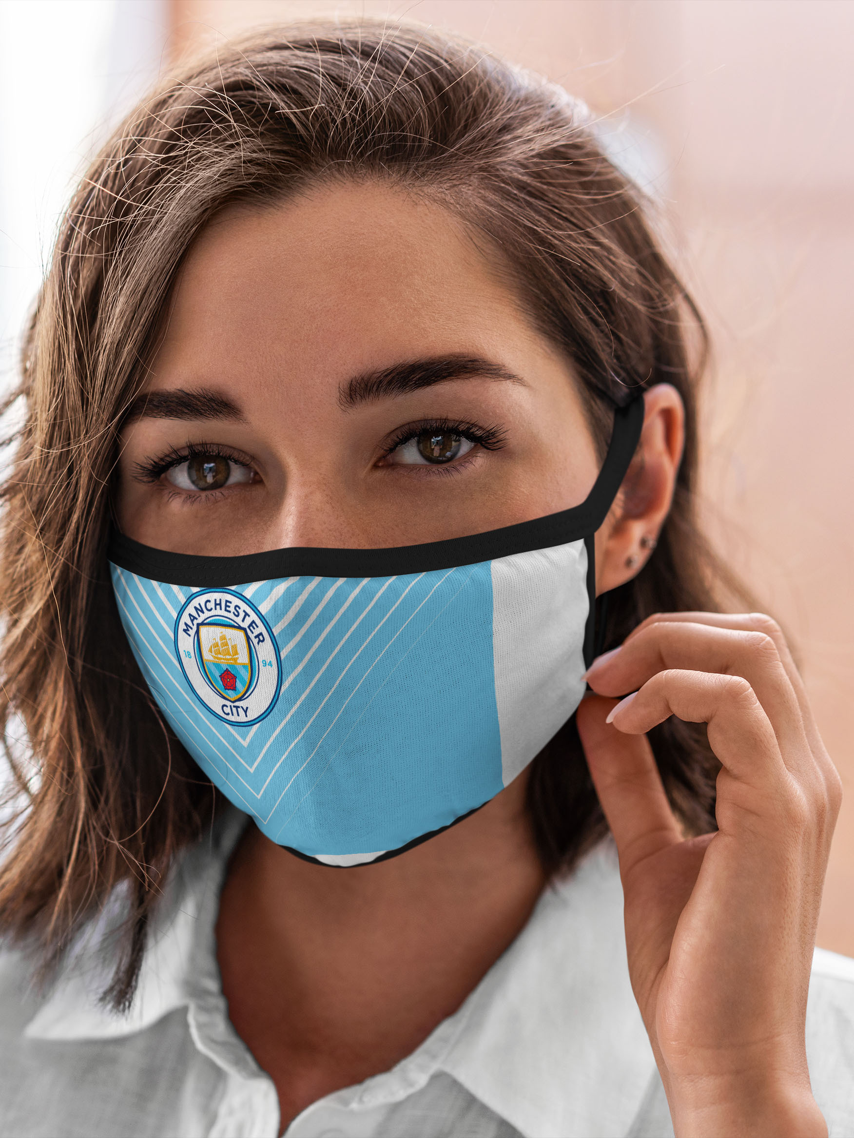 

Многоразовая маска унисекс Burnettie Manchester City City., Разноцветный, Manchester City City.