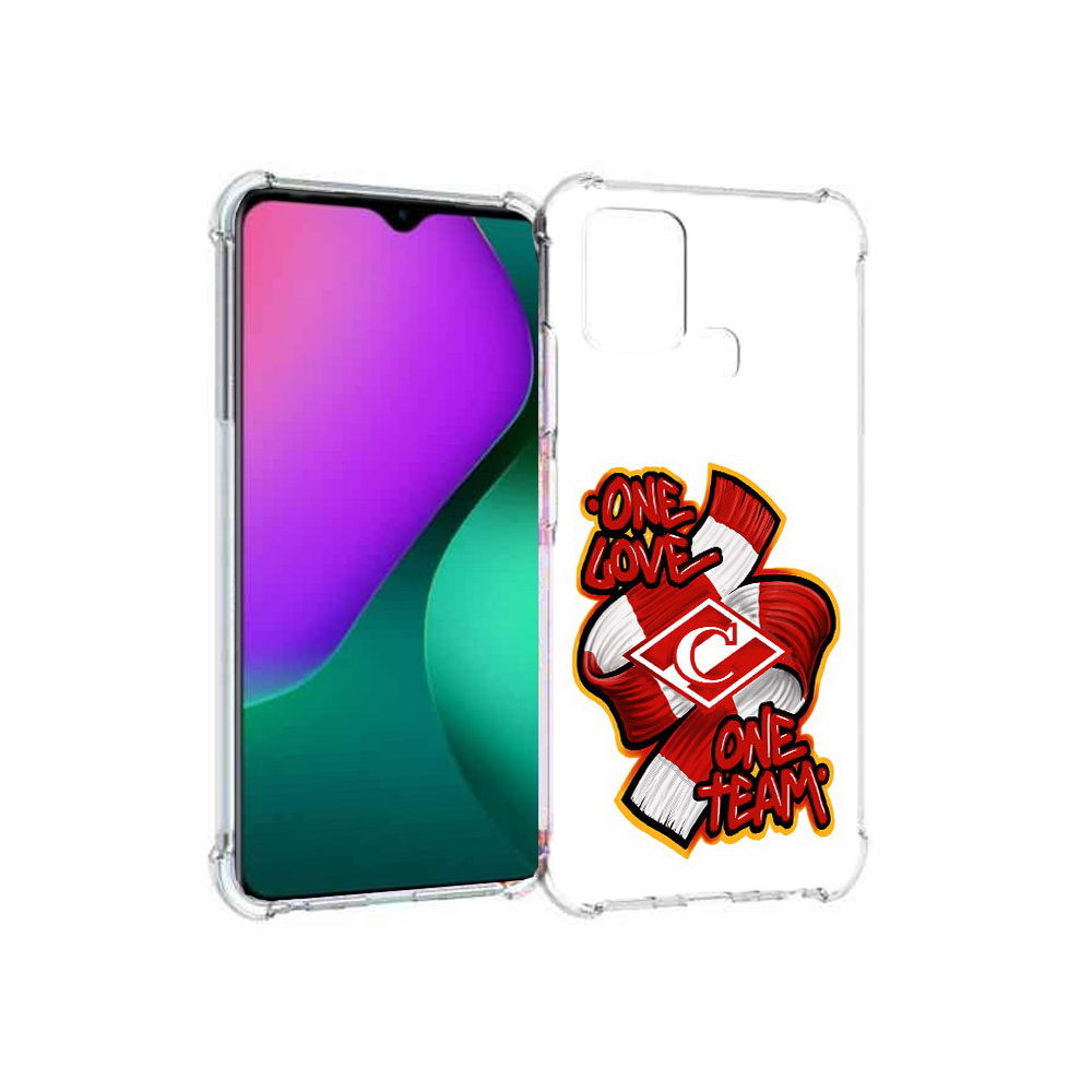 

Чехол MyPads Tocco для Infinix Hot 10 Play ФК спарак 1 любовь, Прозрачный, Tocco