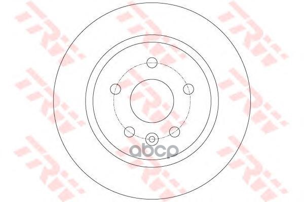 Df6340_Диск Тормозной Задний Opel Astra/Mokka 1.3D/1.4/1.6/1.8/1.7D/2.0D 09>