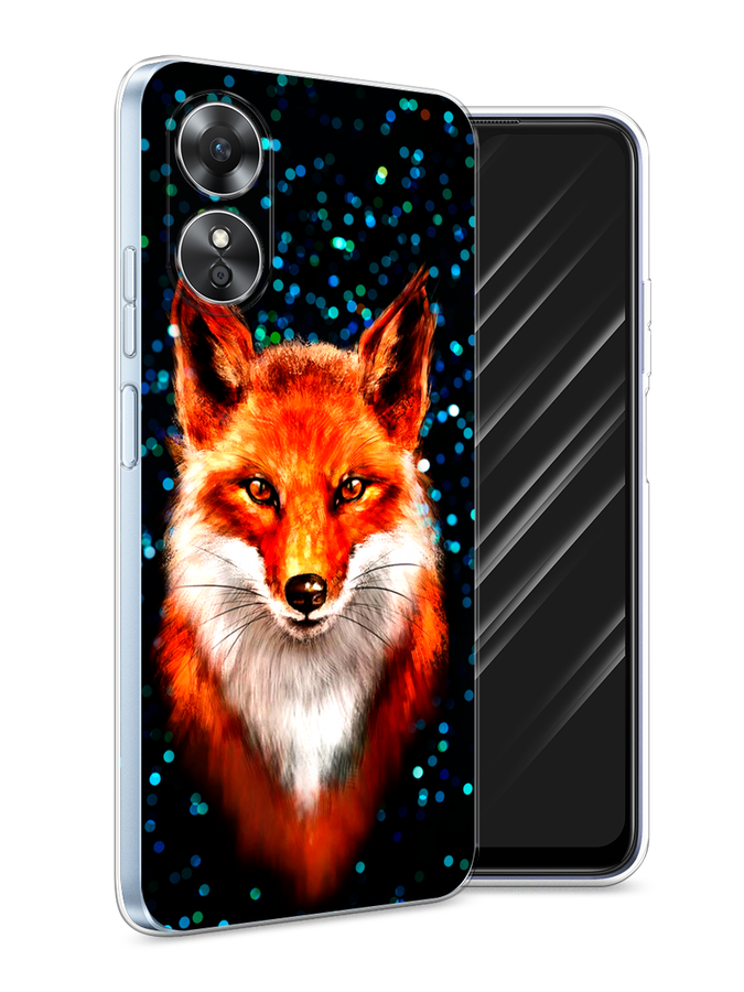 

Чехол Awog на Oppo A17 "Волшебная лиса", Оранжевый;черный;белый, 2512050-1