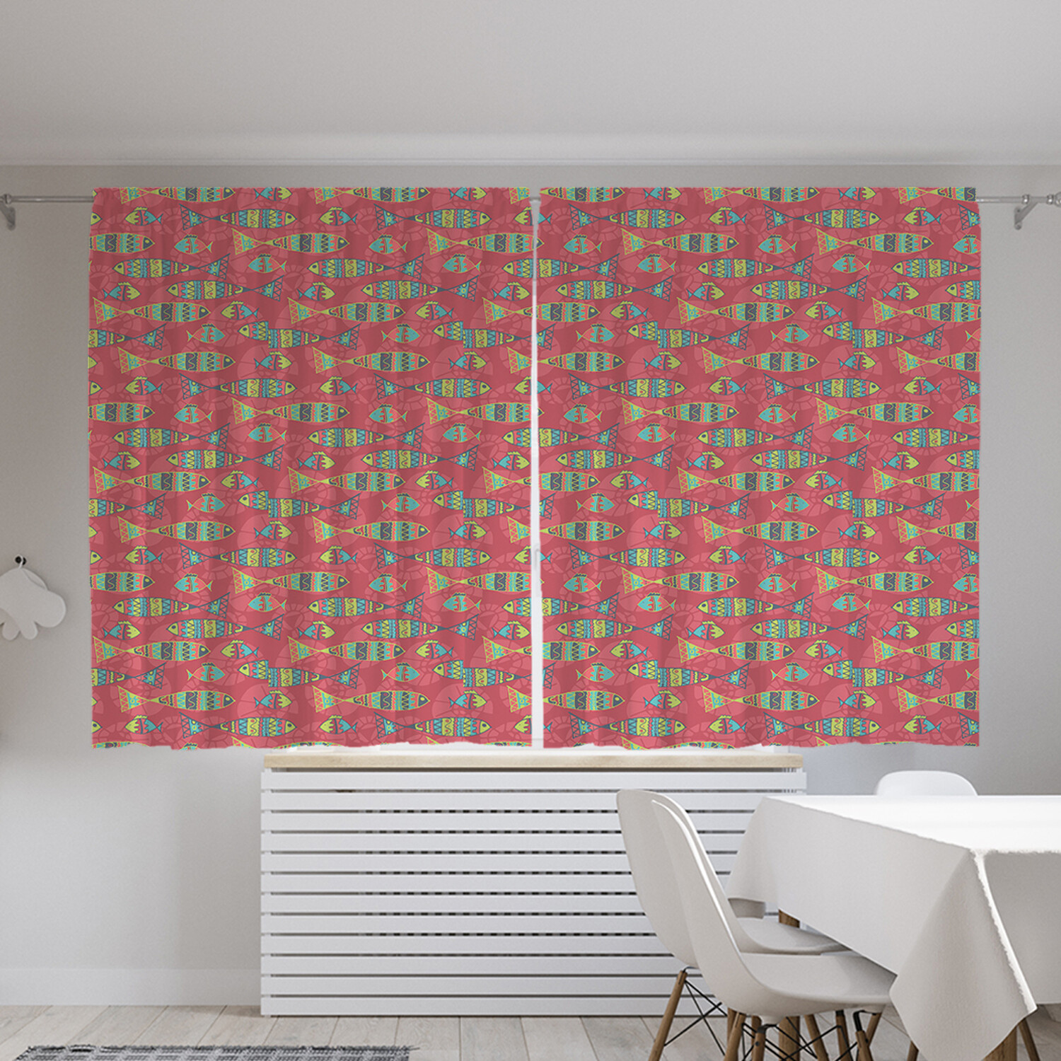 

Шторы с фотопечатью JoyArty "Этнические узоры" из сатена, 290х180 см, Этнические узоры