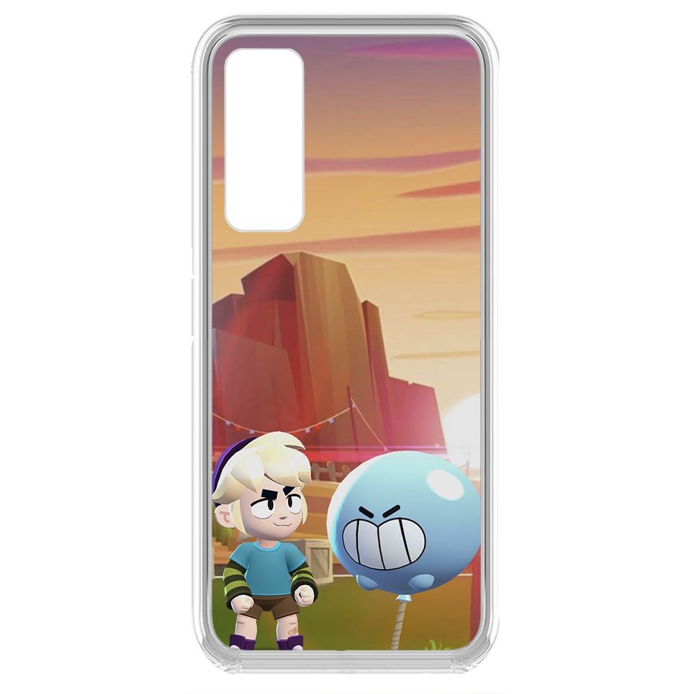 

Чехол-накладка Brawl Stars-Гас для Huawei P Smart (2021)
