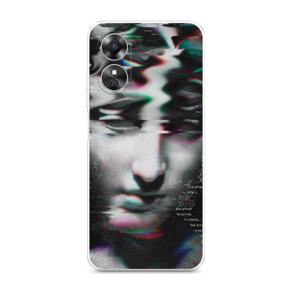 

Чехол Awog на Oppo A17 "Glitch Art", Серый, 2512050-9