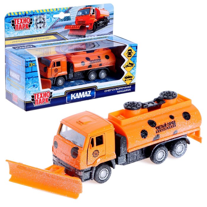 

Машина металлическая «KAMAZ снегоуборочный», 14 см