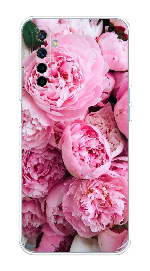

Чехол на Realme 6 "Розовые пионы", Бежевый;розовый, 252750-2