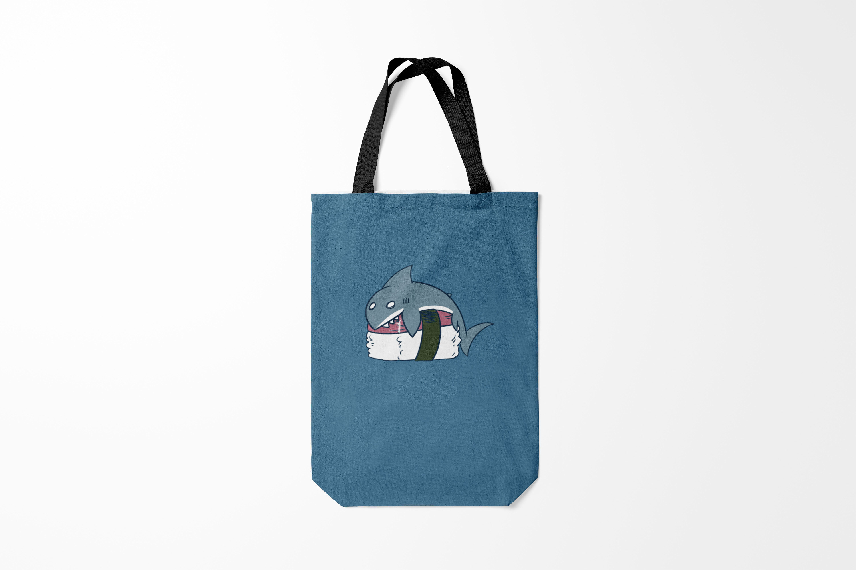 

Сумка шoппер унисекс Burnettie Еда Суши, синий, Еда Суши