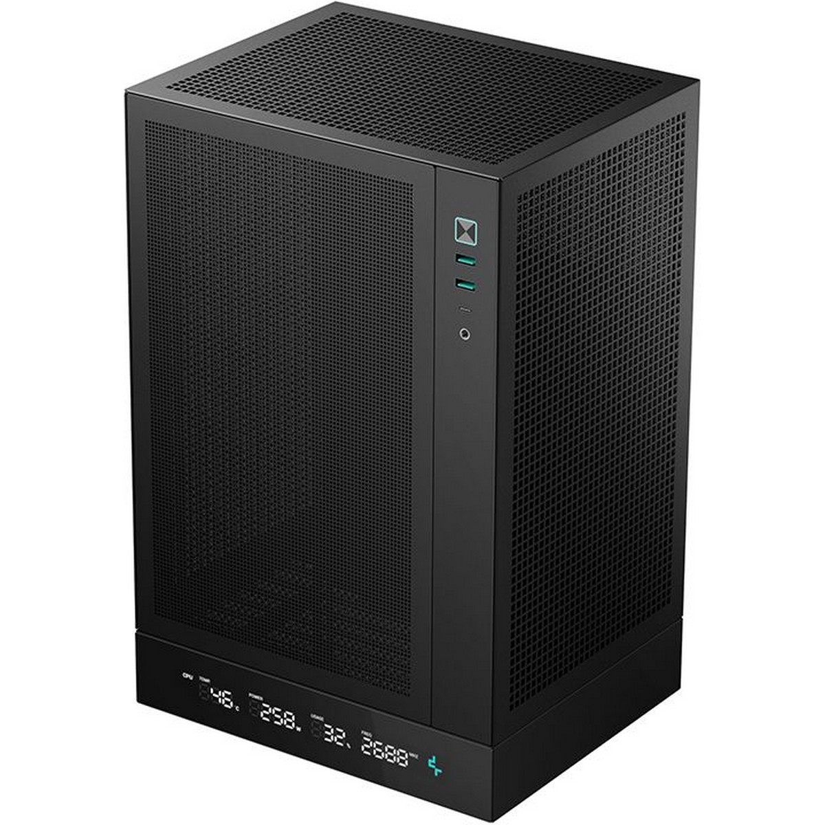 

Корпус компьютерный Deepcool CH170 DIGITAL черный, CH170 DIGITAL