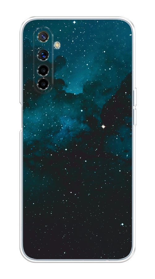 

Чехол на Realme 6 "Синий космос", 252750-2