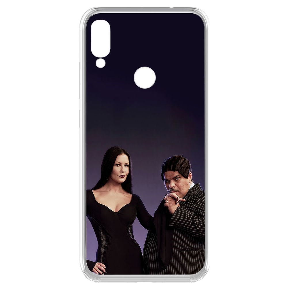 

Чехол-накладка Krutoff Clear Case Уэнсдей Аддамс - Мортиша и Гомес для Xiaomi Redmi Note 7