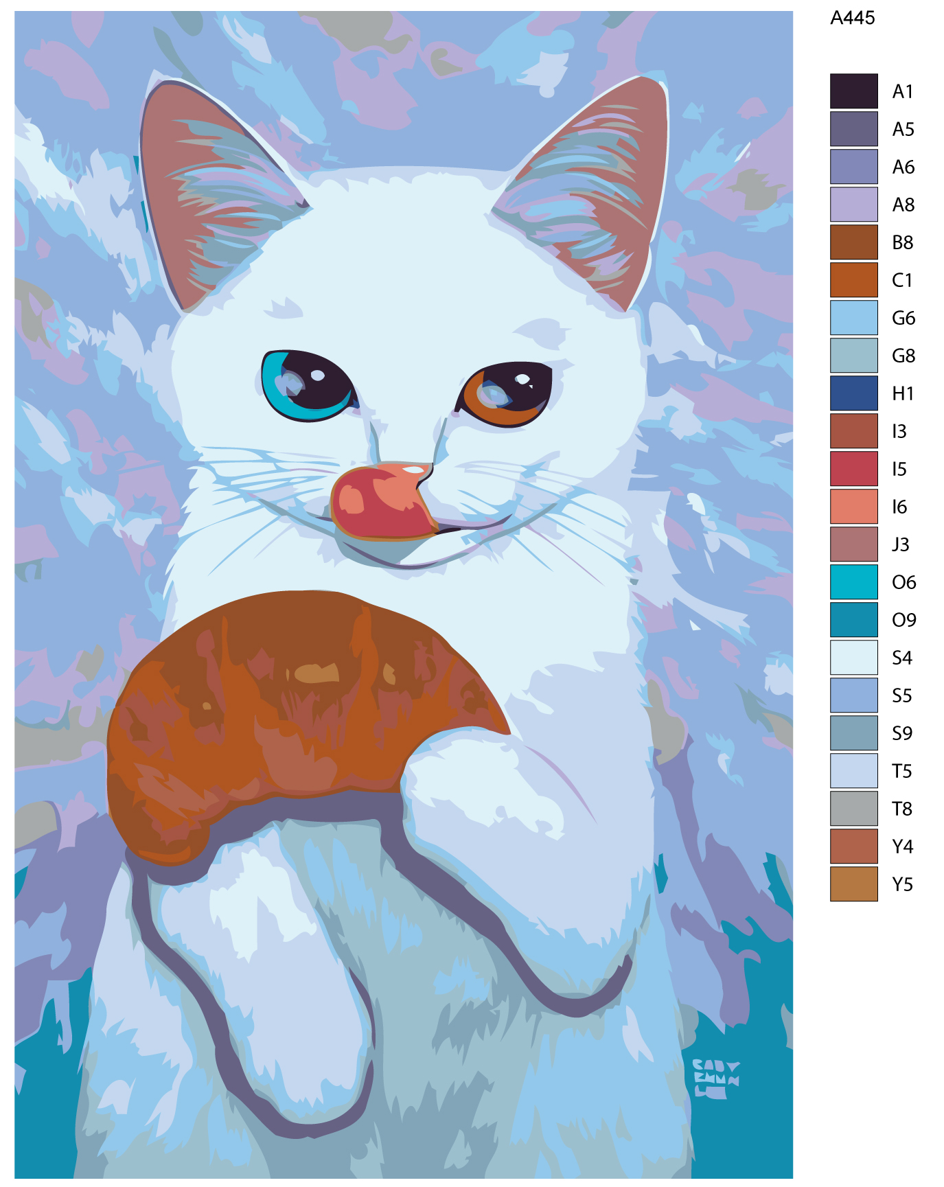 

Картина по номерам, Живопись по номерам, 80 x 120, A445, A445