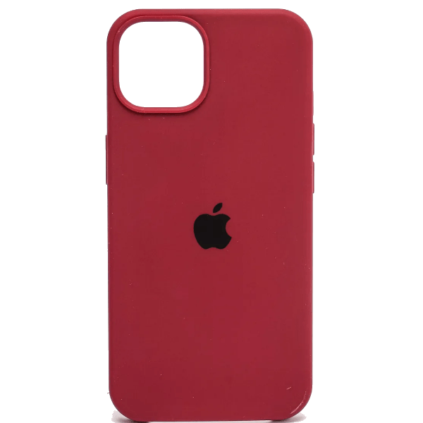 

Чехол iPhone 15 Pro Silicon Сase APL WS (с лого), темно-красный № 25 (IS793370)