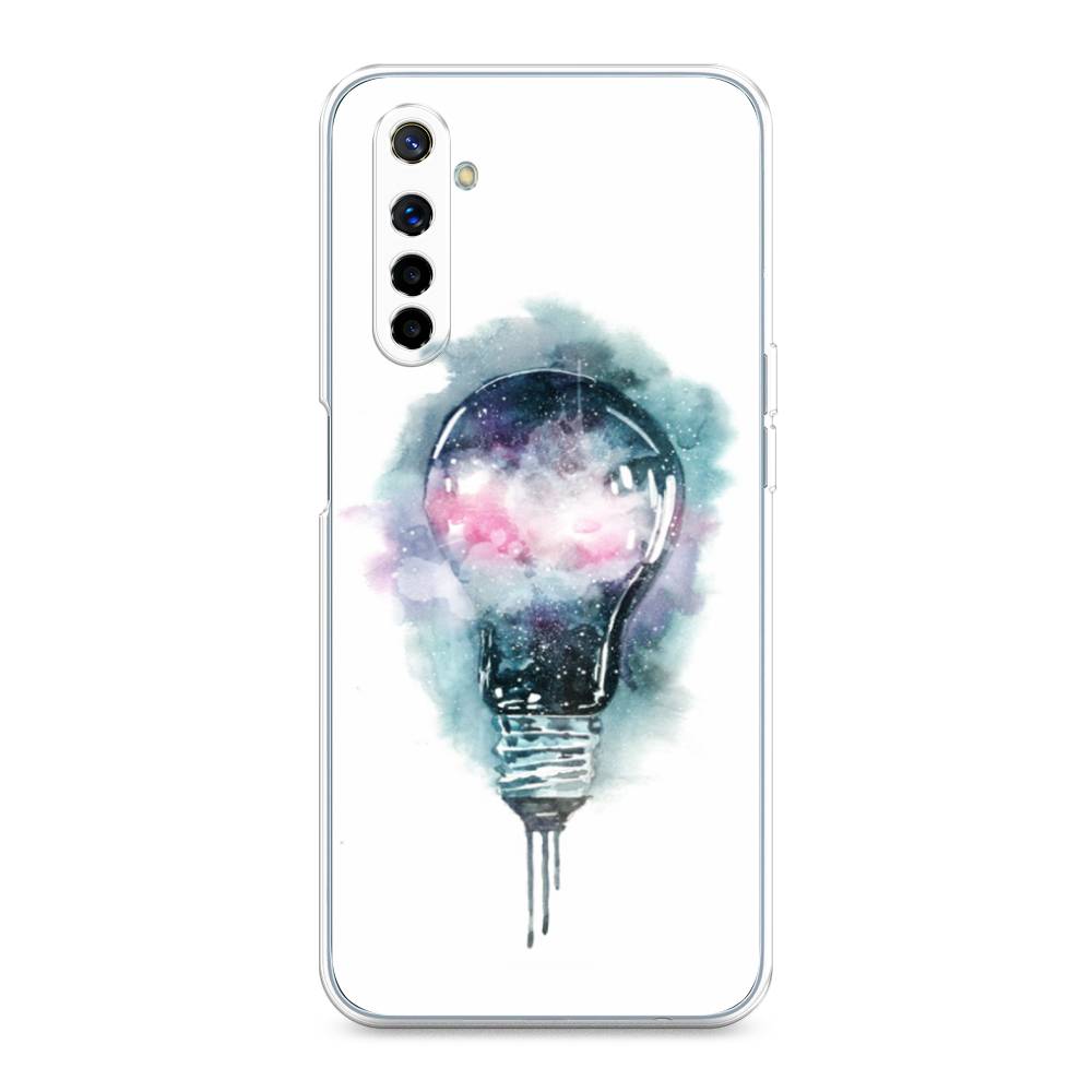 

Чехол на Realme 6 "Волшебная лампа", Белый;серый, 252750-4