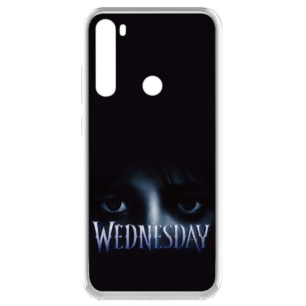 

Чехол-накладка Krutoff Clear Case Уэнсдей Аддамс - Логотип для Xiaomi Redmi Note 8 (2021), Прозрачный