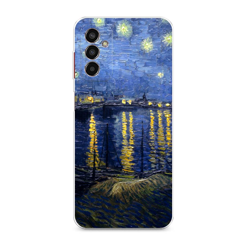 

Чехол на Samsung Galaxy M13 "Звездная ночь над Роной", Синий;желтый, 2106850-4