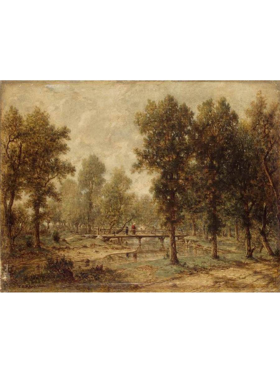 

Постер DRABS A3 Руссо Теодор Landscape with a Bridge