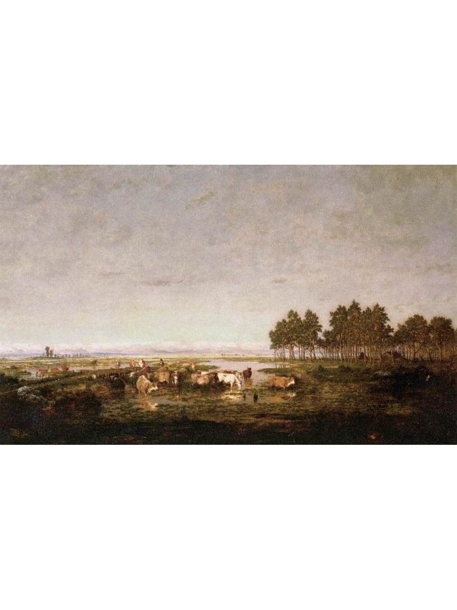

Постер DRABS A3 Руссо Теодор Marsh in the Landes