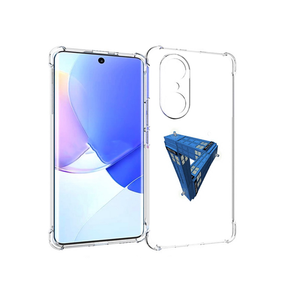 

Чехол MyPads Tocco для Honor 60 Pro головолока абстракция, Прозрачный, Tocco