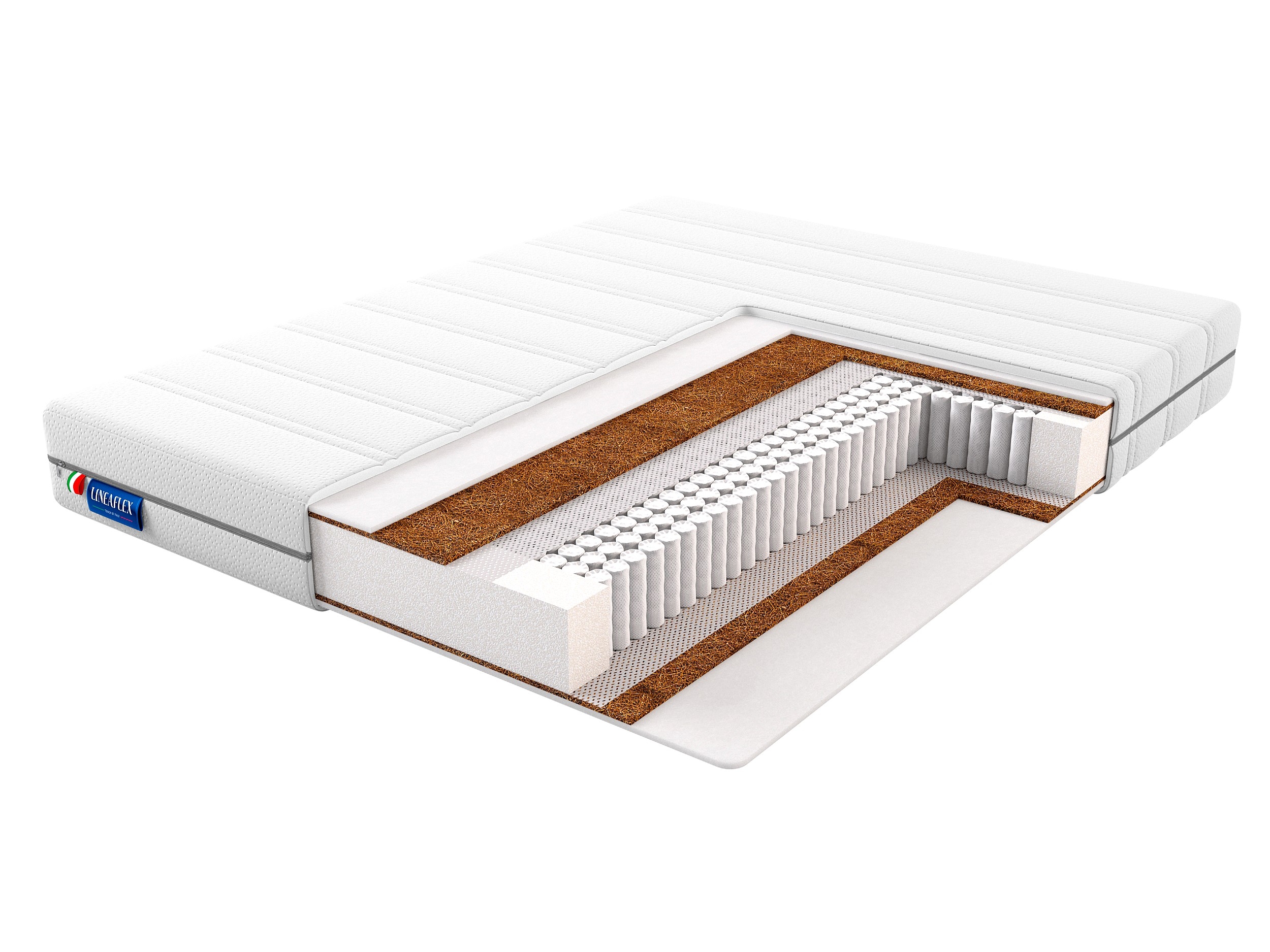 

Матрас Lineaflex Verdeo Lux 120х200, Бежевый;белый;серый;серебристый, Verdeo Lux