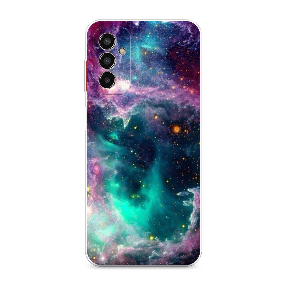 

Чехол на Samsung Galaxy M13 "Звездные облака", Розовый;бежевый, 2106850-2