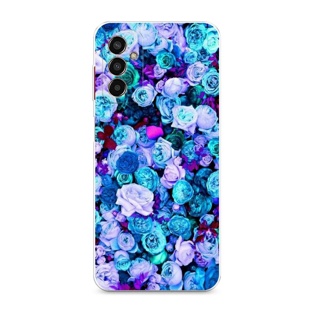 

Чехол на Samsung Galaxy M13 "Цветочный ковер", Фиолетовый, 2106850-2