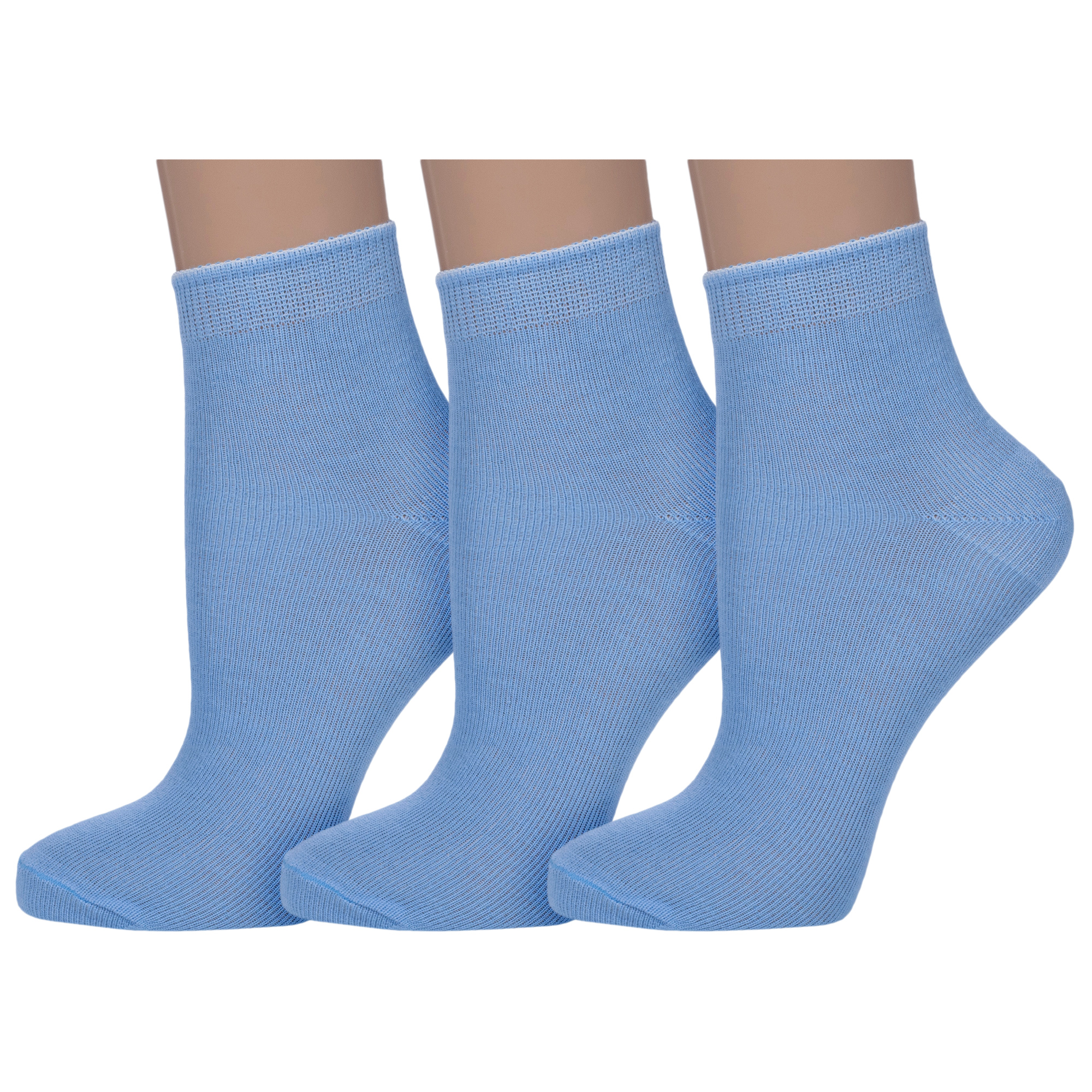 Носки детские НАШЕ 3-С115, голубой, 12-14 носки детские наше 3 с115 голубой серый 10 12