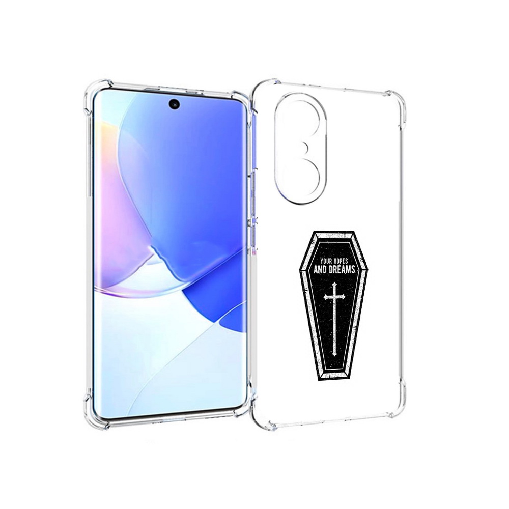 

Чехол MyPads Tocco для Honor 60 Pro гроб с мечтами, Прозрачный, Tocco