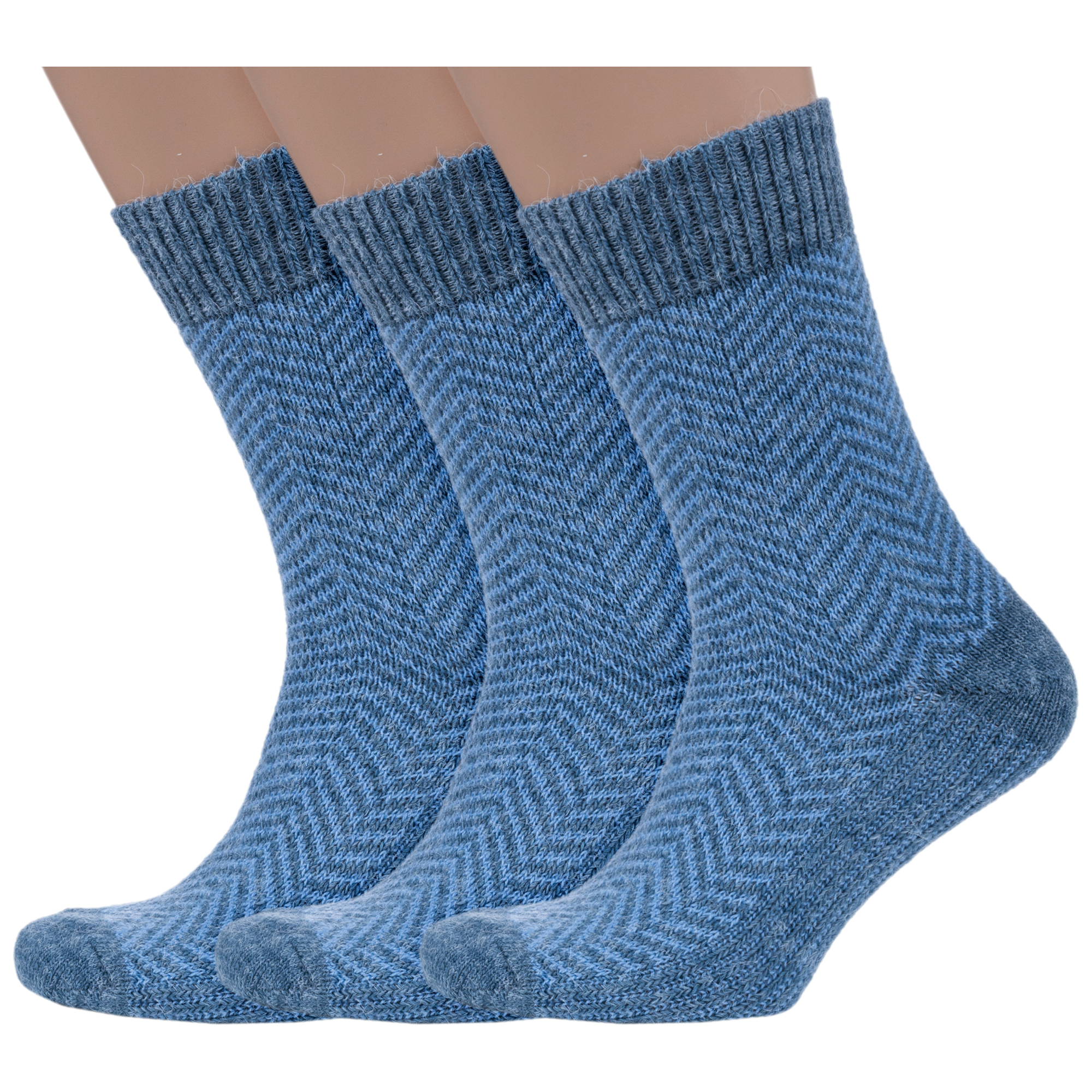 

Комплект носков мужских Rusocks 3-М-162 синих 27-29, Синий, 3-М-162