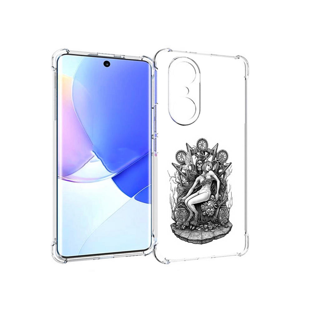 

Чехол MyPads Tocco для Honor 60 Pro девушка на троне, Прозрачный, Tocco