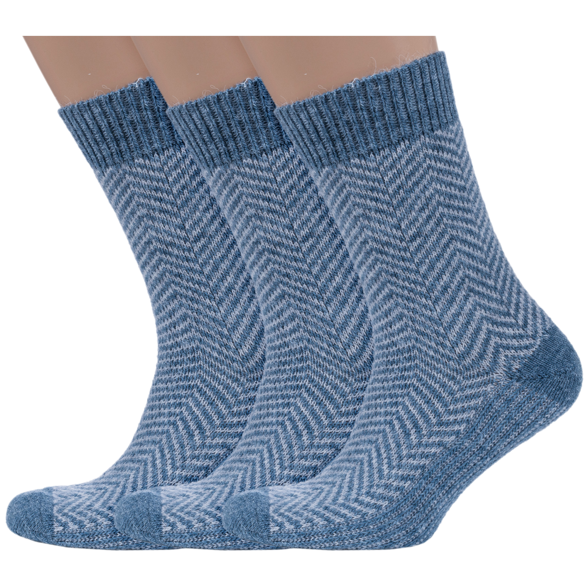 

Комплект носков мужских Rusocks 3-М-162 синих 27-29, Синий, 3-М-162