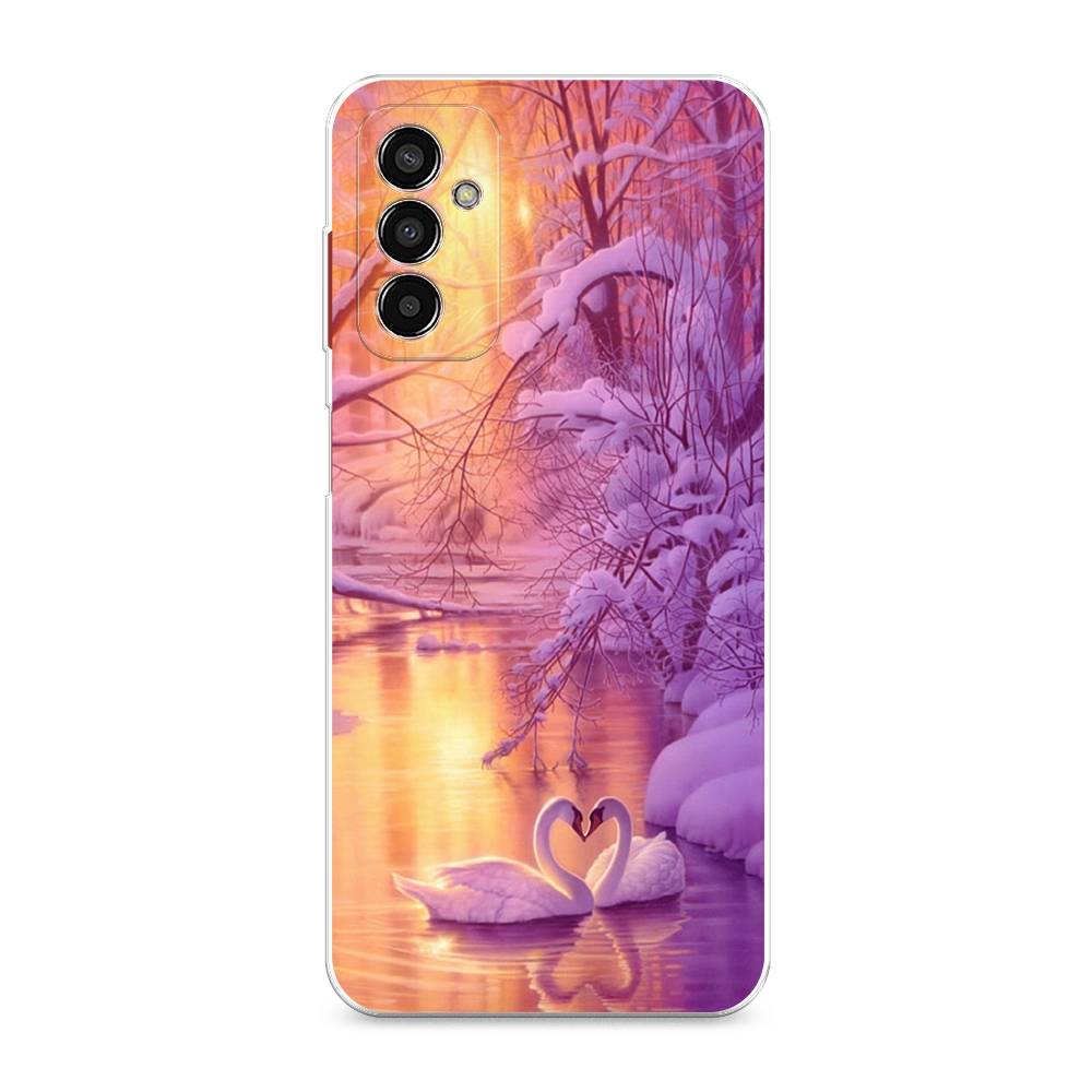 

Чехол на Samsung Galaxy M13 "Зима 1", Фиолетовый;желтый, 2106850-2
