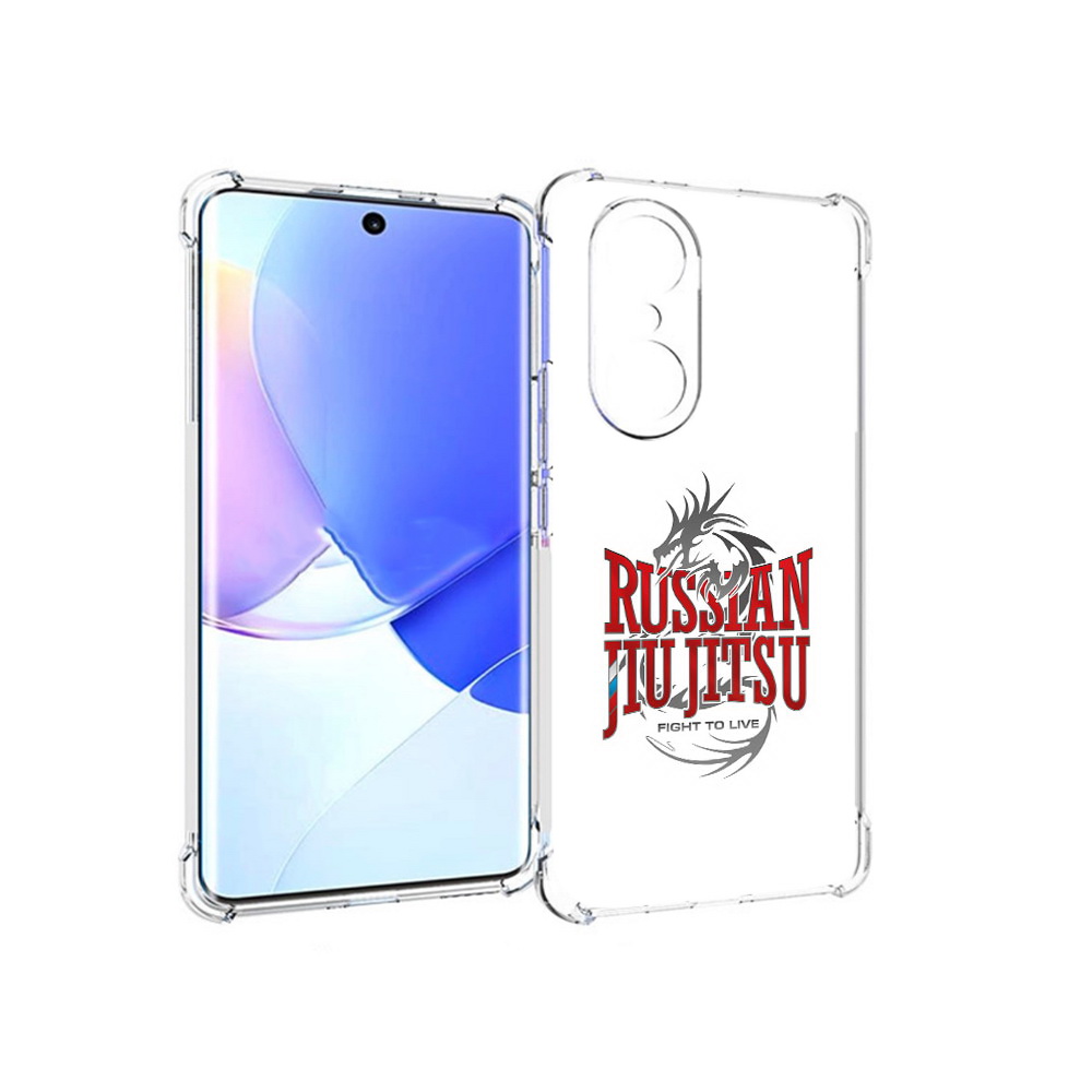 

Чехол MyPads Tocco для Honor 60 Pro джиу джитсу, Прозрачный, Tocco