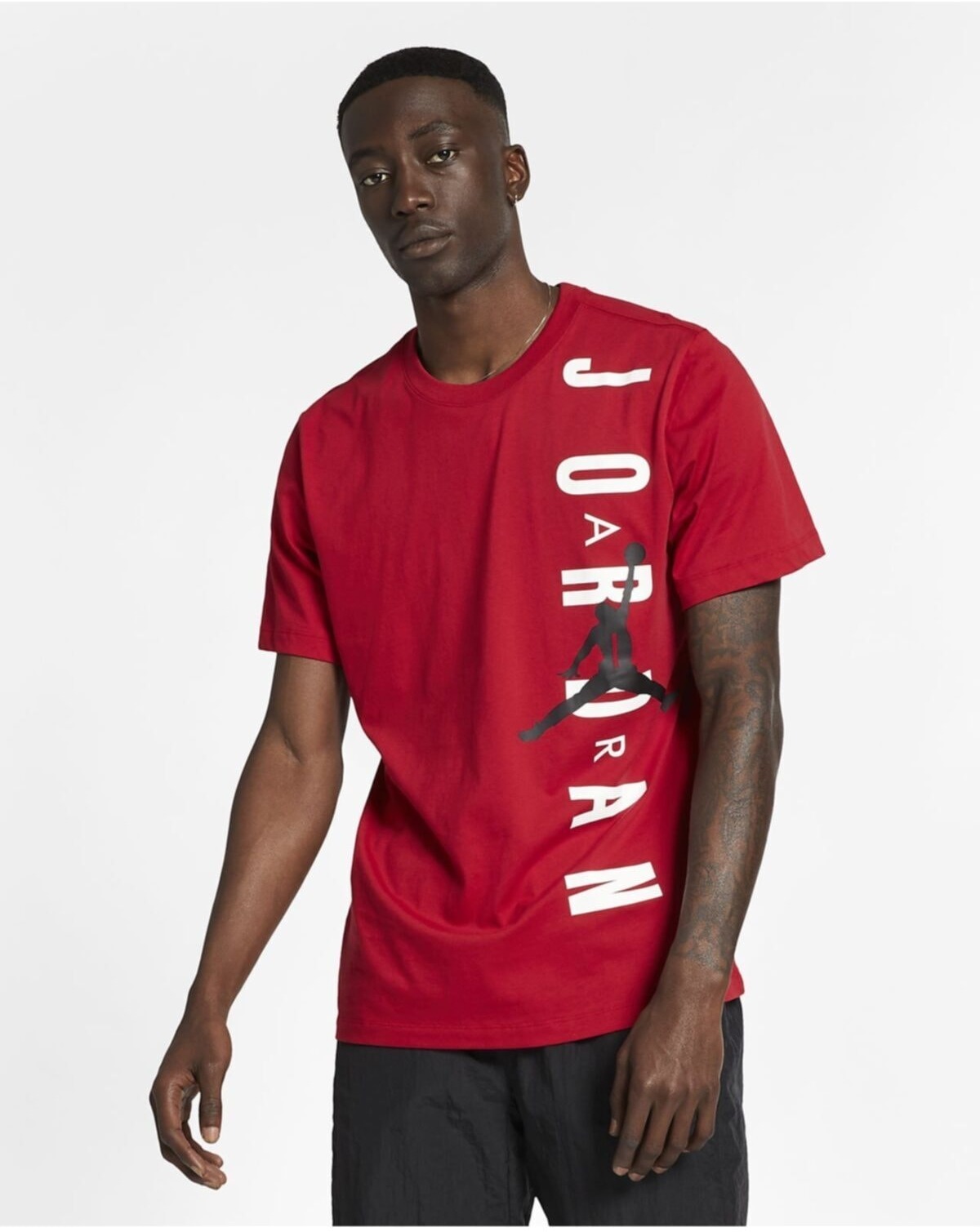 

Футболка мужская Nike M Air Jordan Jumpman Logo Tee красная M, M Air Jordan Jumpman Logo Tee