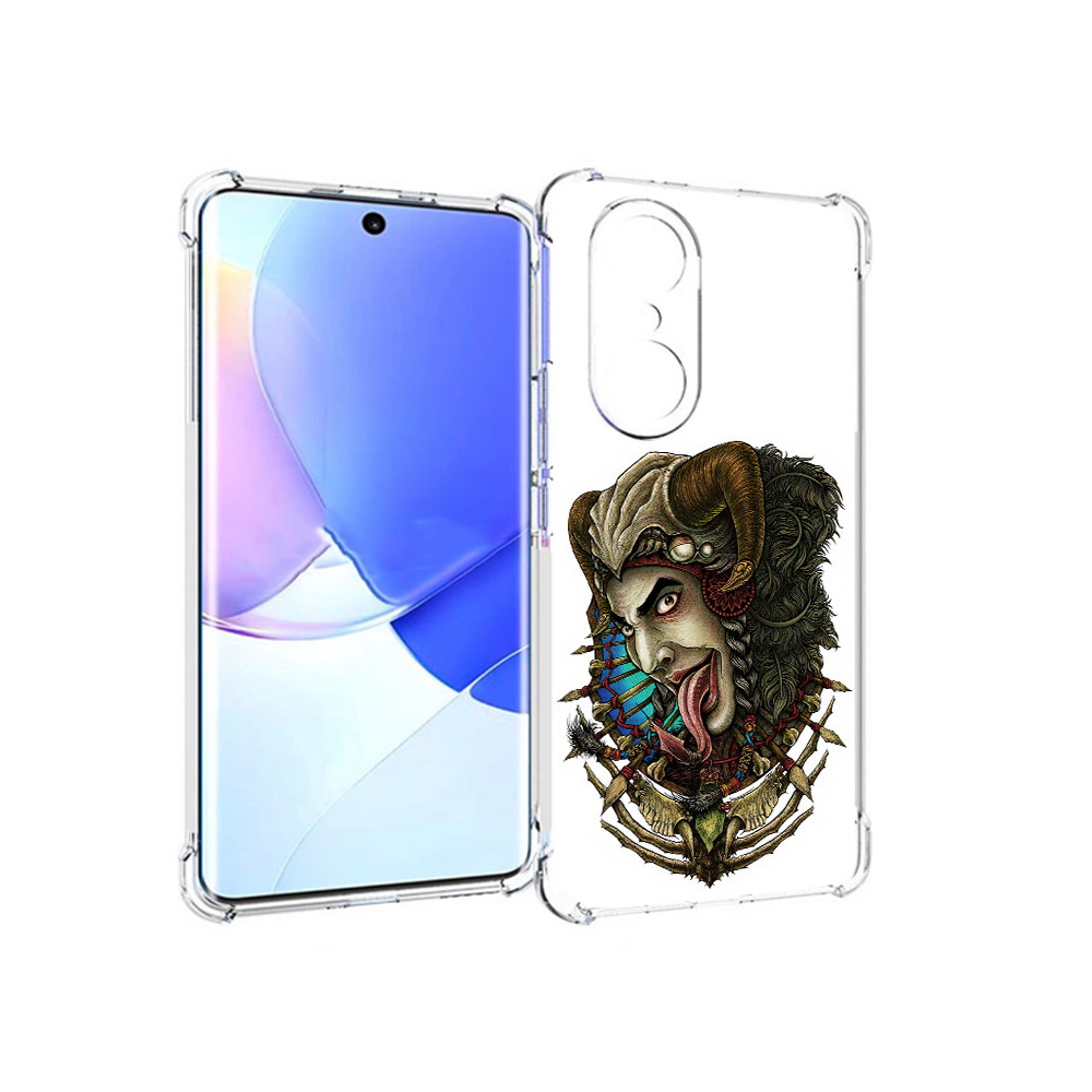 

Чехол MyPads Tocco для Honor 60 Pro длинный язык, Прозрачный, Tocco
