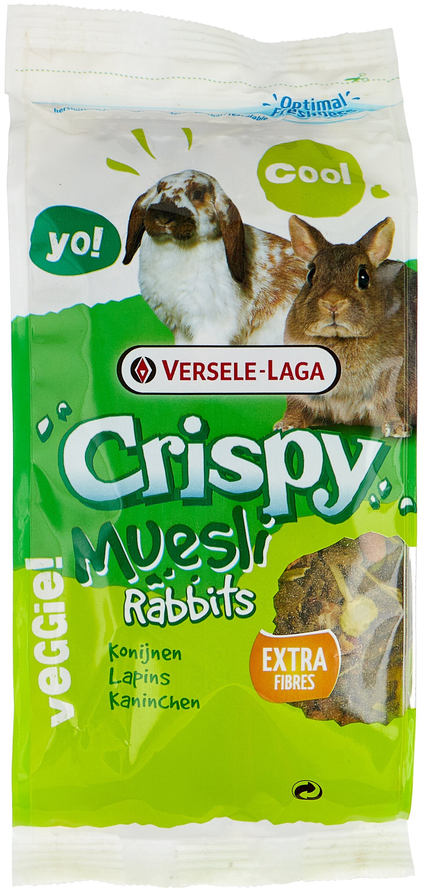 Сухой корм для кроликов Versele-Laga Crispy Muesli Rabbits, 400 г