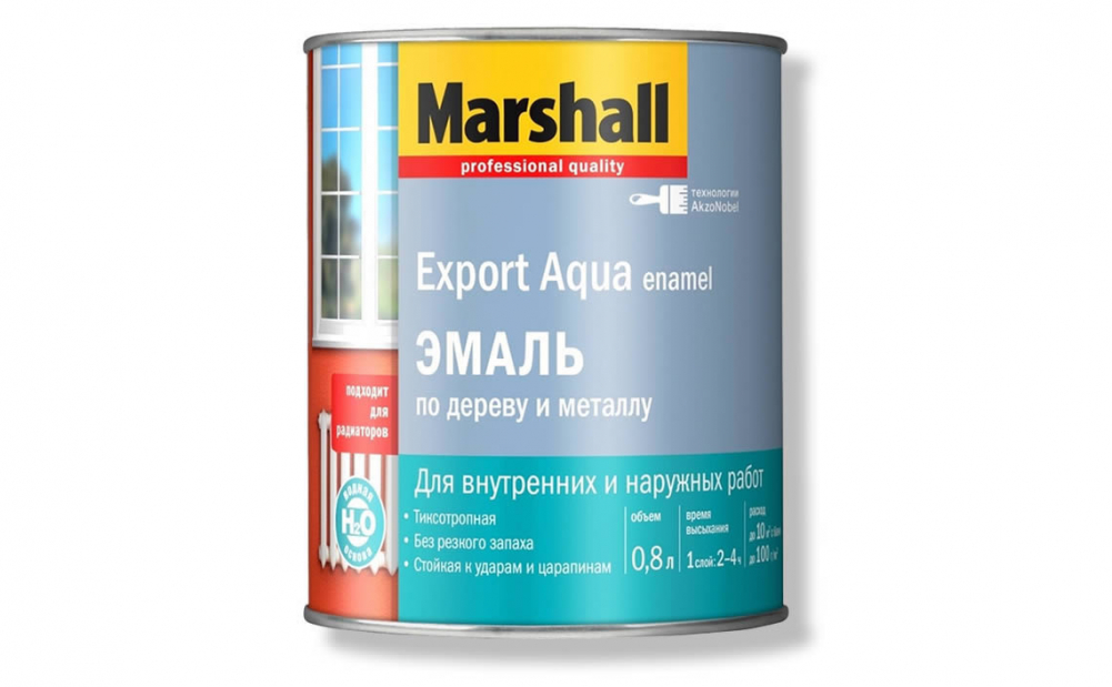 фото Эмаль marshall export aqua enamel