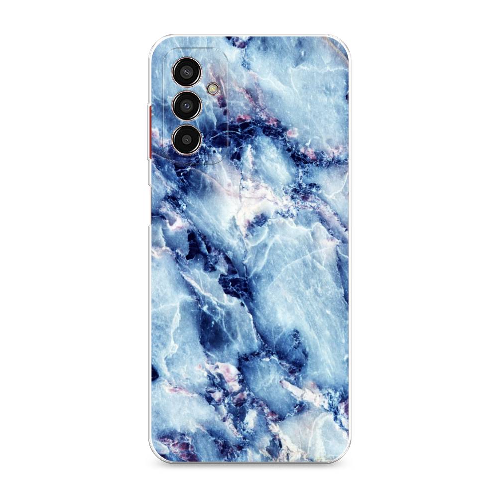 

Чехол на Samsung Galaxy M13 "Мрамор с синими прожилками", Синий, 2106850-3