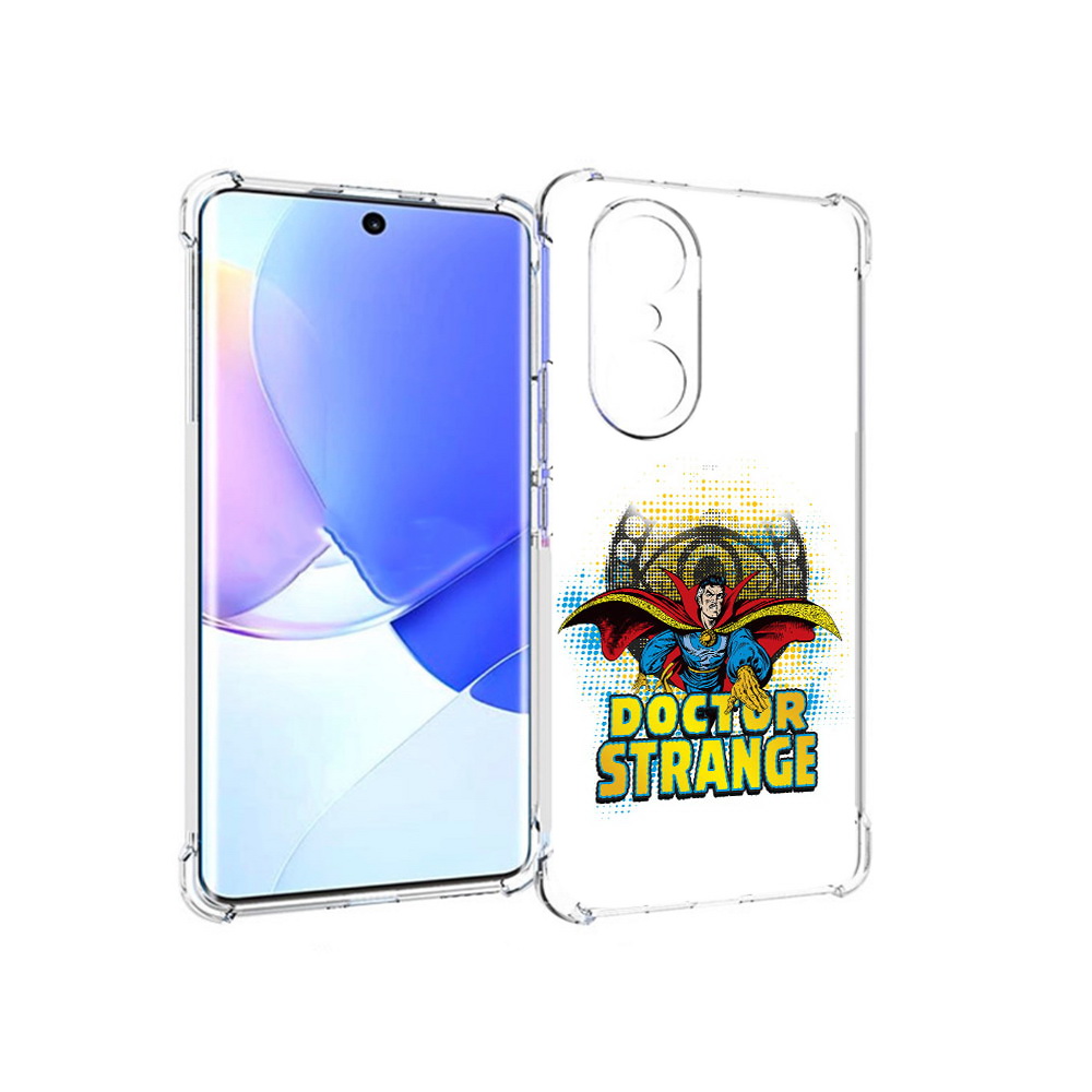 

Чехол MyPads Tocco для Honor 60 Pro доктор стренж рисунок, Прозрачный, Tocco