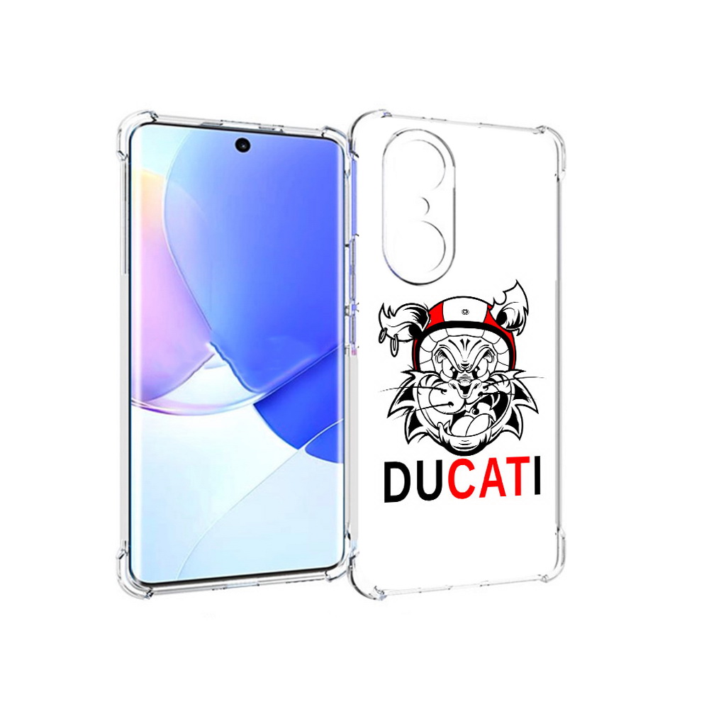 

Чехол MyPads Tocco для Honor 60 Pro дукати, Прозрачный, Tocco