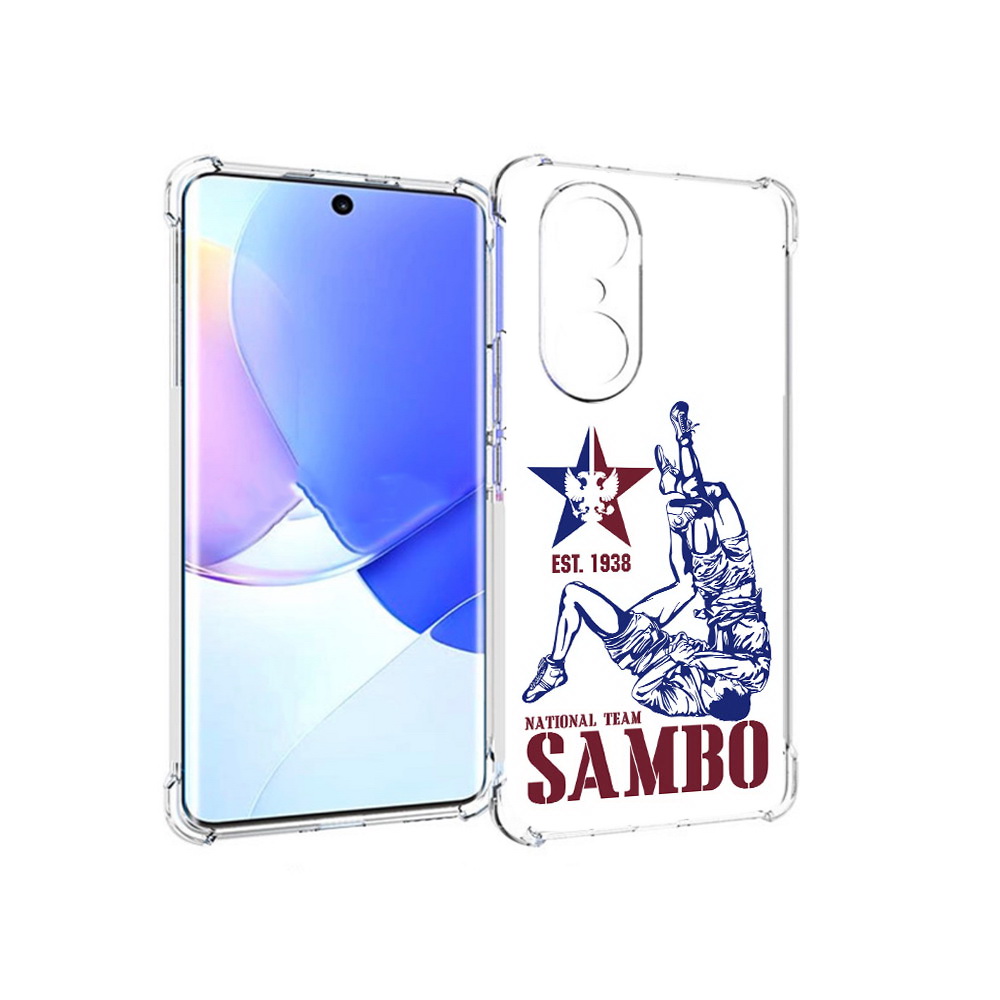 

Чехол MyPads Tocco для Honor 60 Pro единоборства самбо, Прозрачный, Tocco