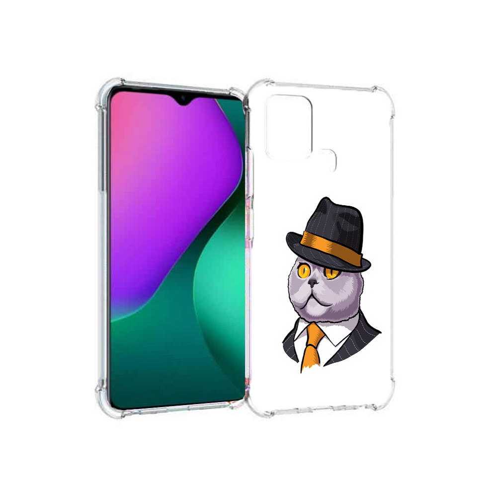 

Чехол MyPads Tocco для Infinix Hot 10 Play британец, Прозрачный, Tocco